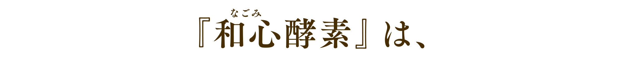 『和心酵素』は、